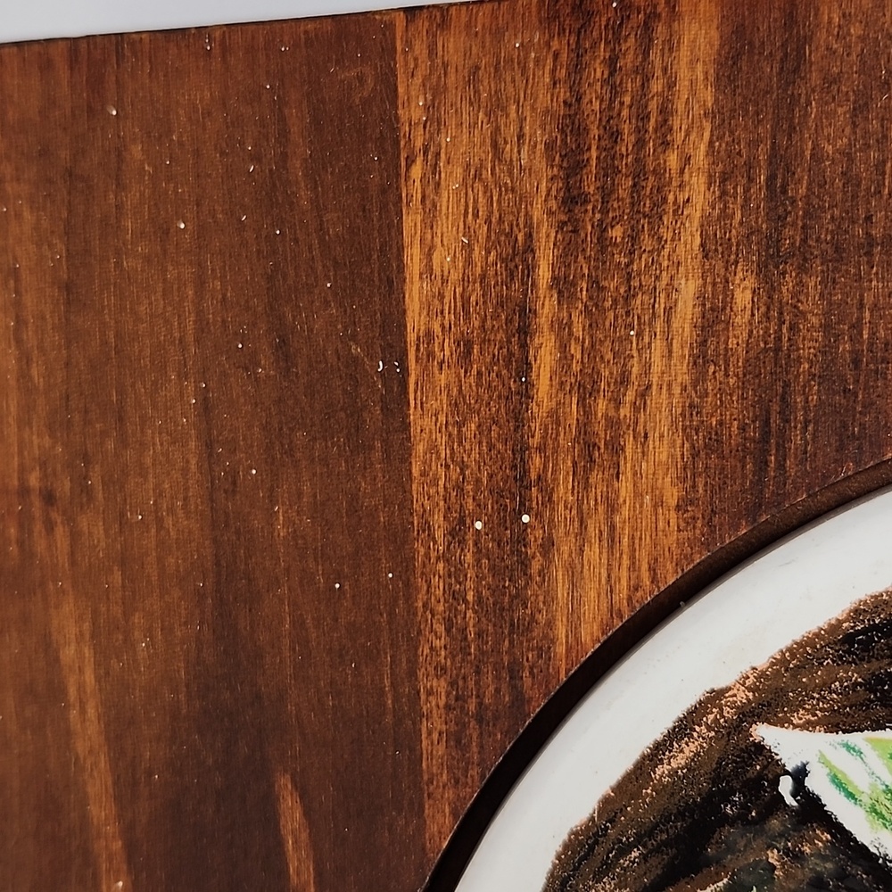 Vintage Mid Century Modern MCM/Retro Wood Cheese Charcuterie Board - Picture 8 of 16